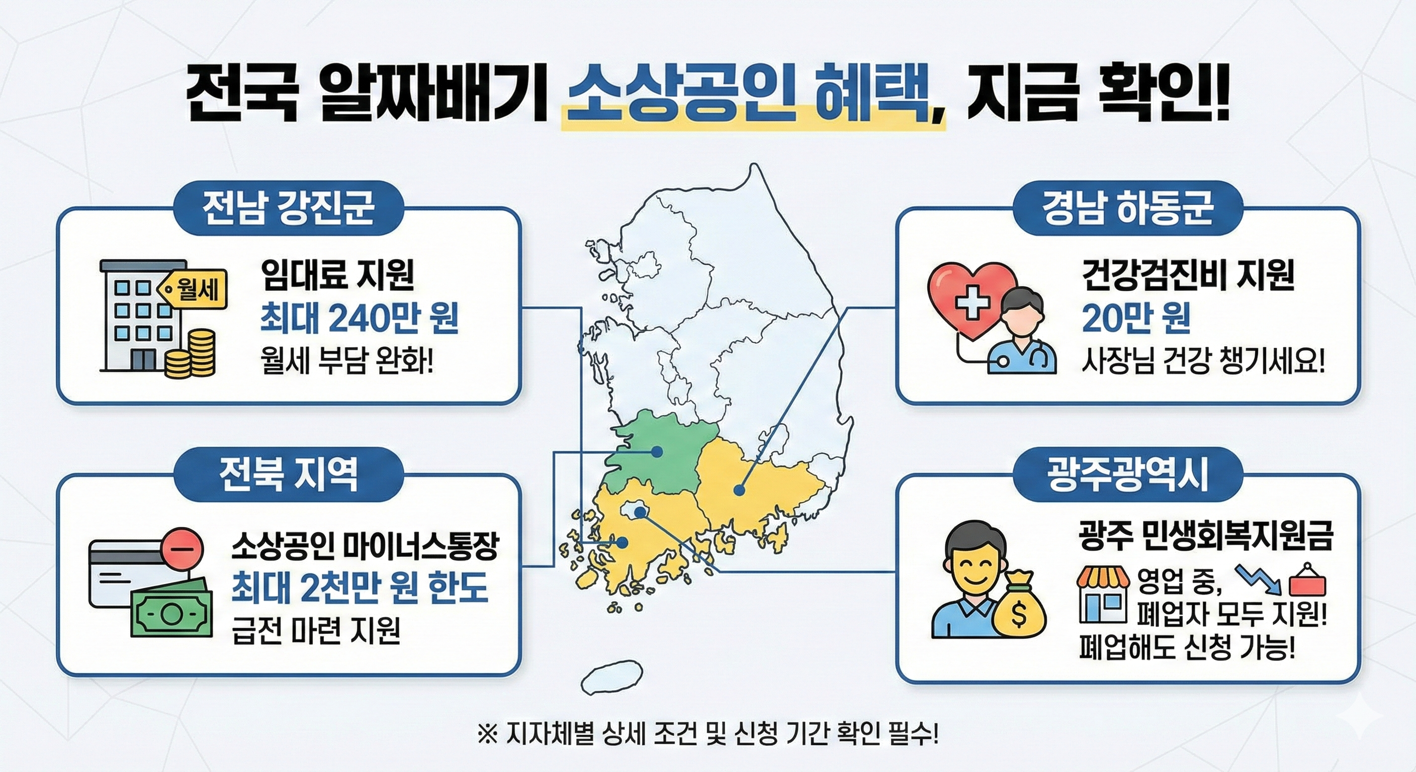 전국 알짜배기 소상공인 혜택 지금 확인