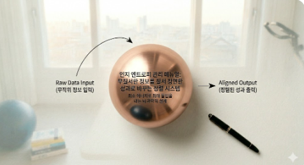 무질서한 정보를 질서 있는 성과로 바꾸는 인지 엔트로피 관리 및 시스템 정렬 도식