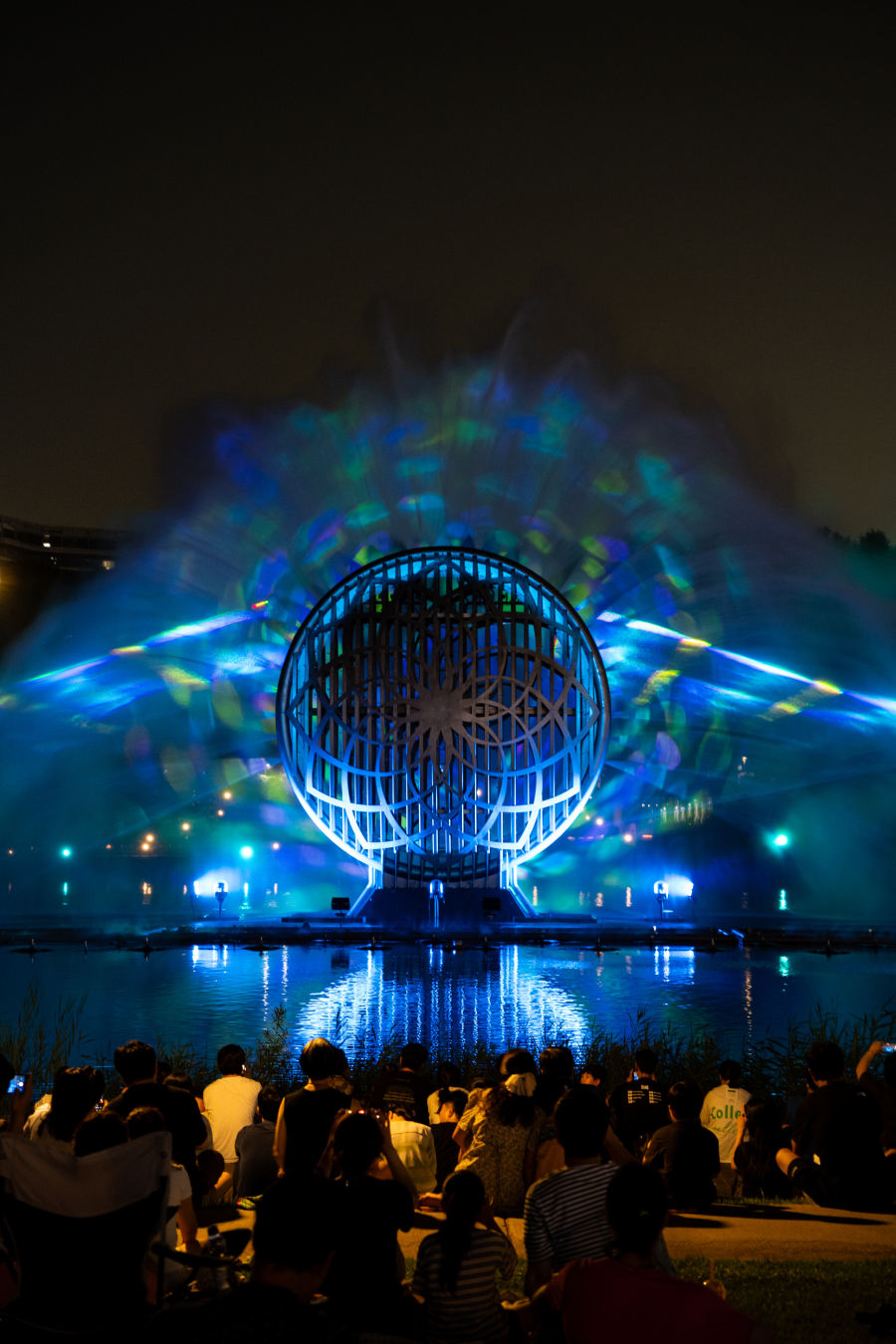 동탄호수공원 루나쇼 모습