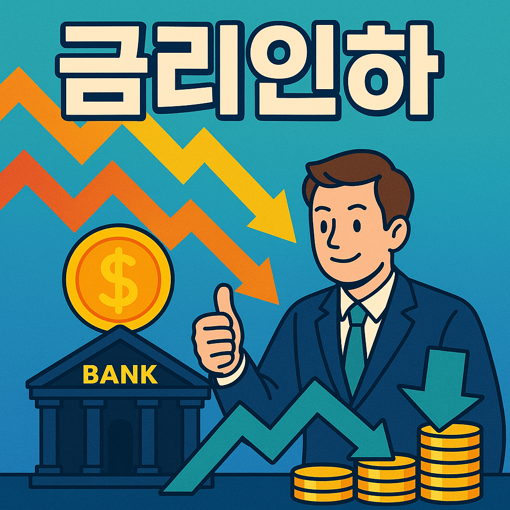 금리인하 관련 이미지