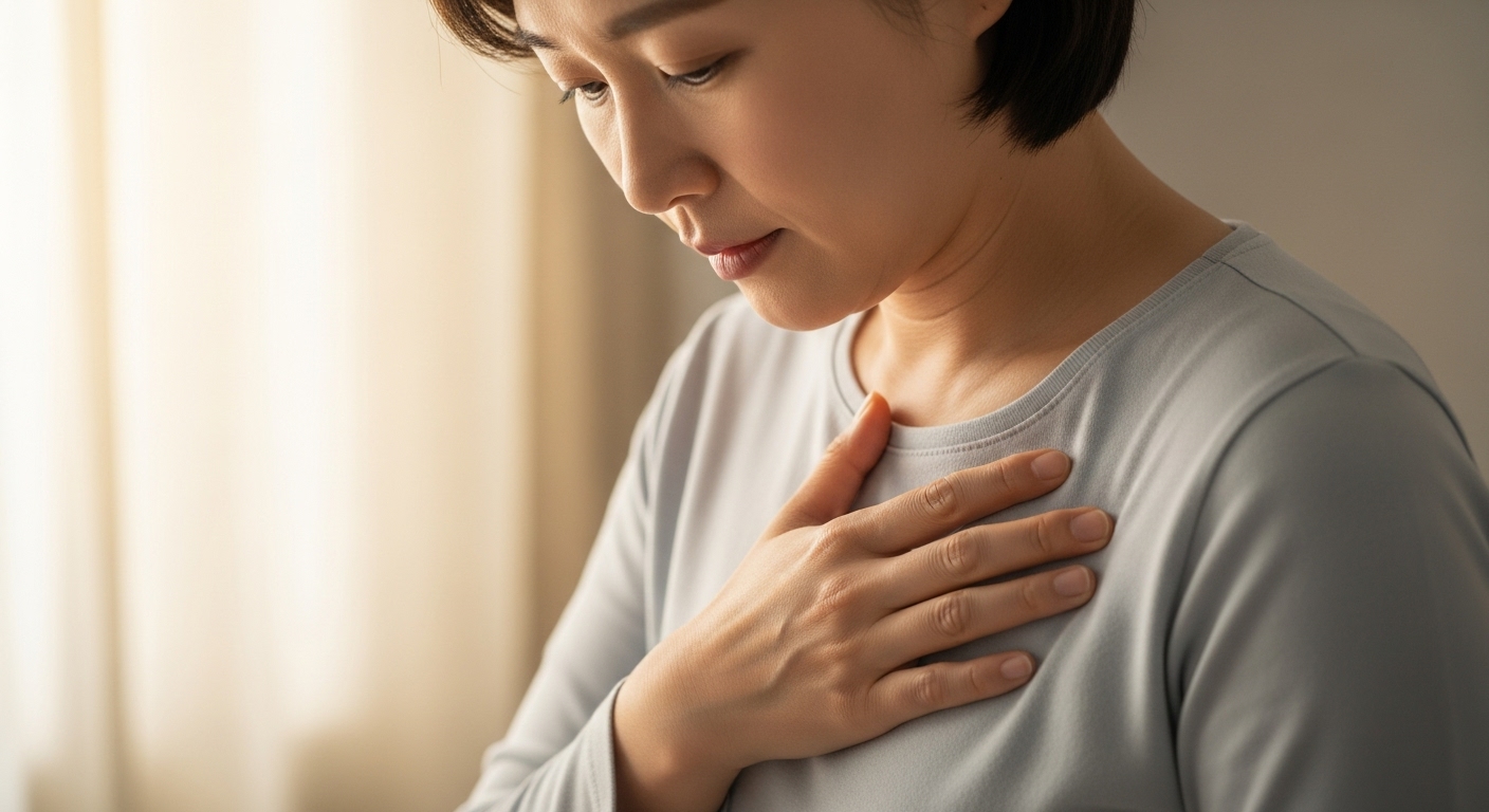 가슴이 콕콕찌르는 증상