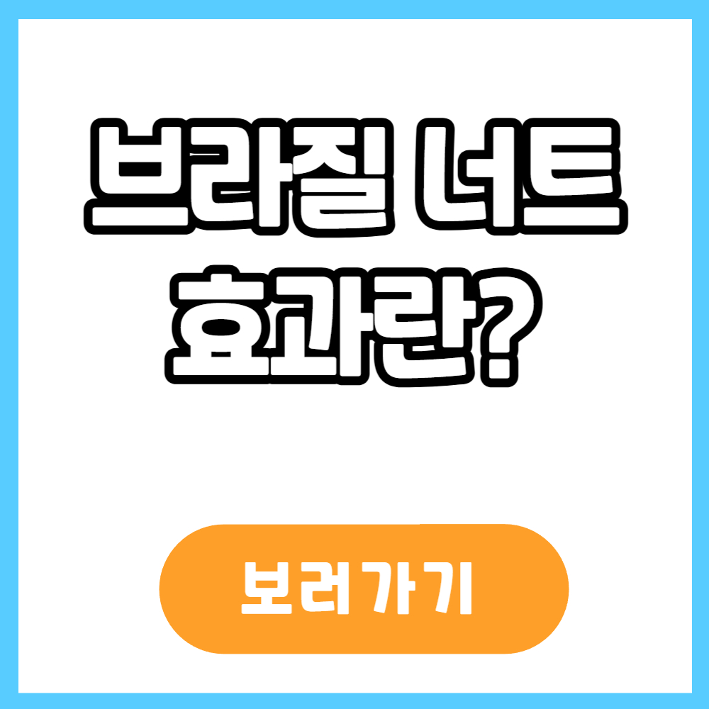 브라질너트효과