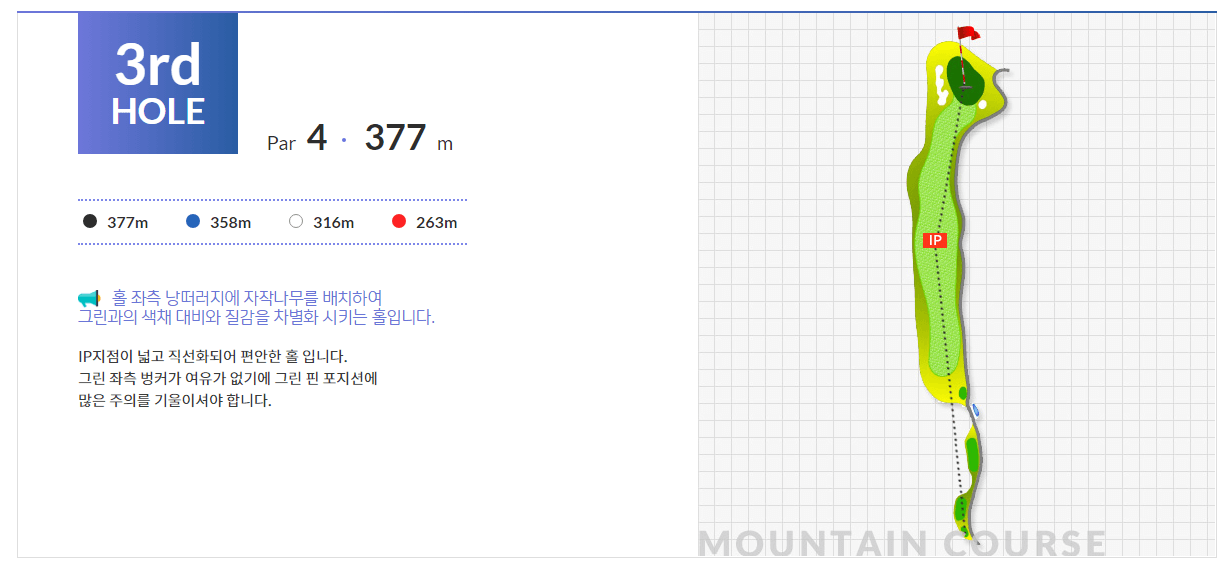 일레븐 컨트리클럽 마운틴코스 3