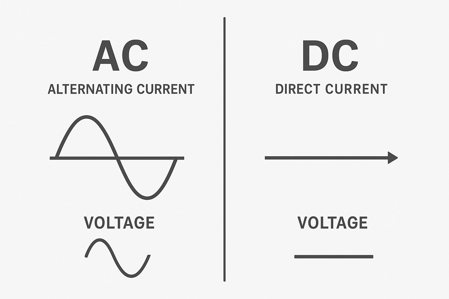 전기 AC와 DC 차이