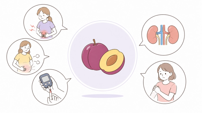 자두 효능 부작용