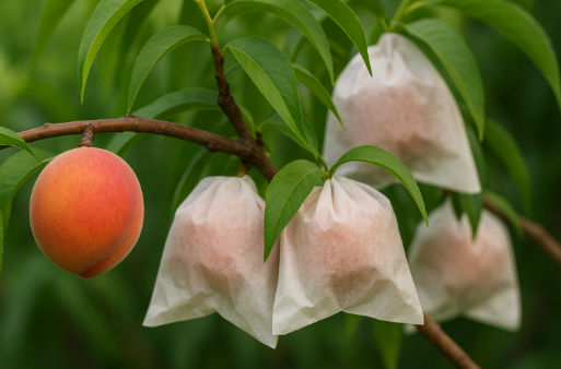 복숭아 봉지 씌우는 시기