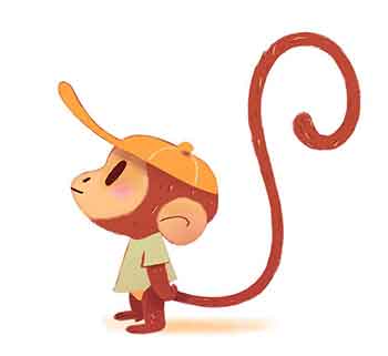 모자 쓴 원숭이