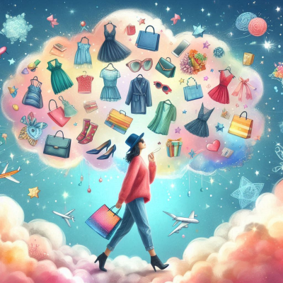 꿈에서도 쇼핑 중! 패션의 나라를 여행하는 그녀의 하루