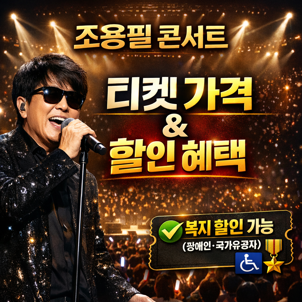 가왕 조용필 콘서트 티켓 구매하러 가기