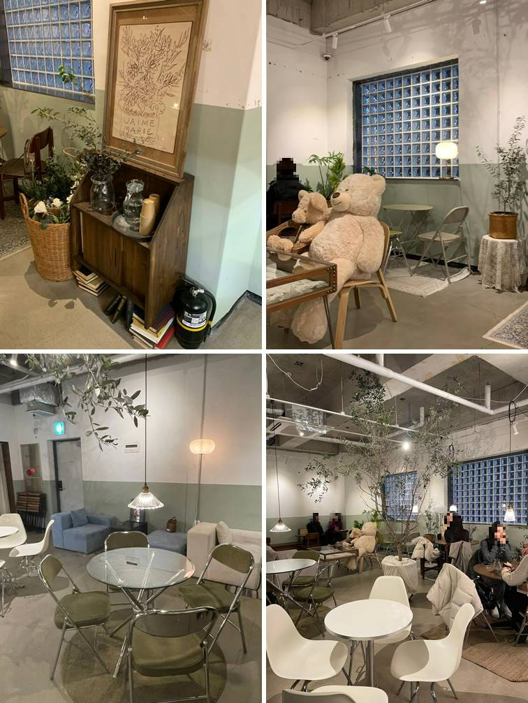 영등포역 카페, 모리 내부 인테리어