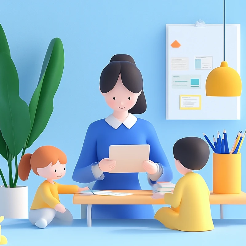 워킹맘이 가정 서재에서 태블릿으로 2025 연금 ETF 월배당 내역을 확인하며 배당 투자와 자녀 양육을 동시에 실천하는 모습. 장기 투자, 자동화 투자, ETF 자산배분, 스태그플레이션 대응, 효율적 연금 관리의 조화가 돋보인다.