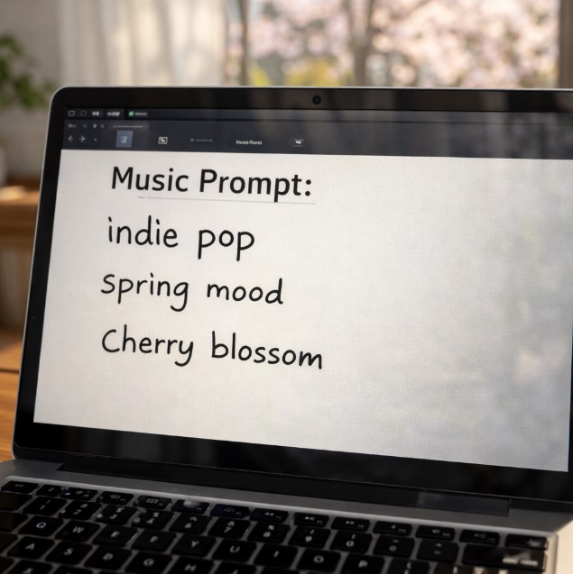 indie pop, spring mood, cherry blossom…
이렇게 넣었는데 결과 애매했던 분들 계시죠