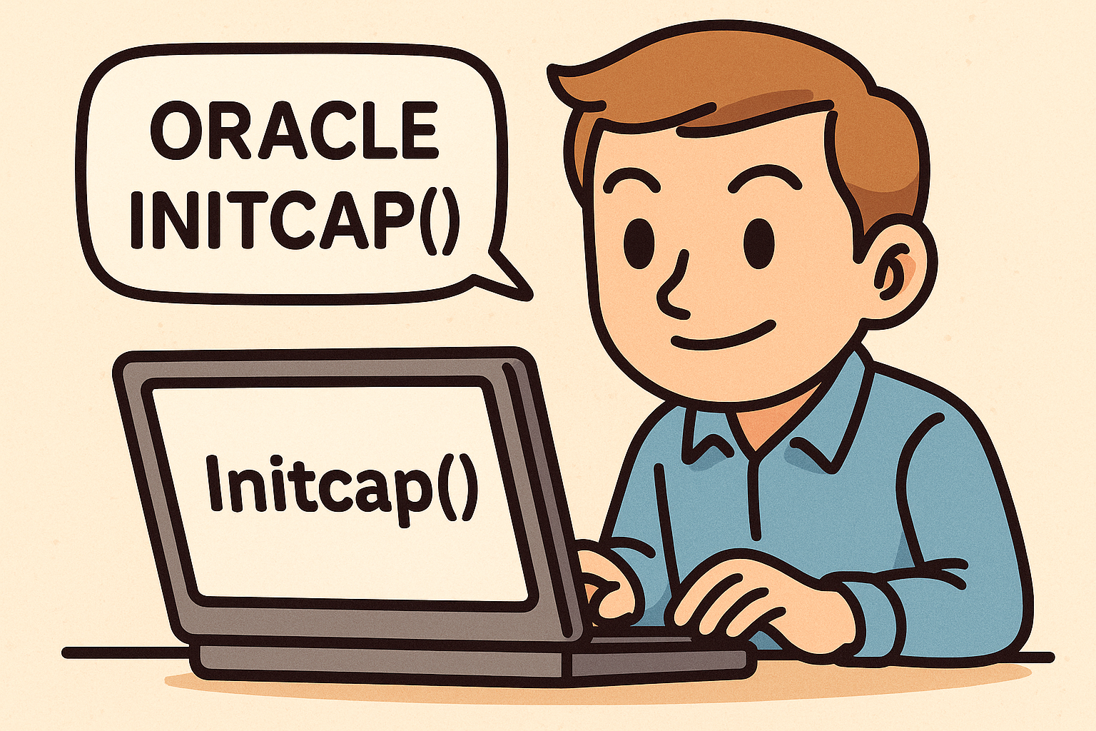 오라클 INITCAP() 함수로 텍스트 포맷을 표준화하는 방법