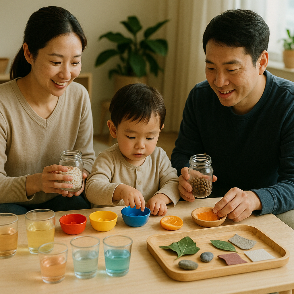 몬테소리 감각 교육 집에서 하는 법