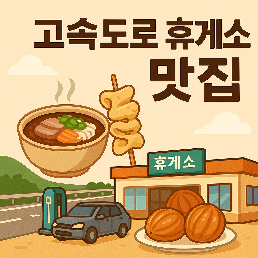 2025 고속도로 휴게소 맛집 완벽 가이드