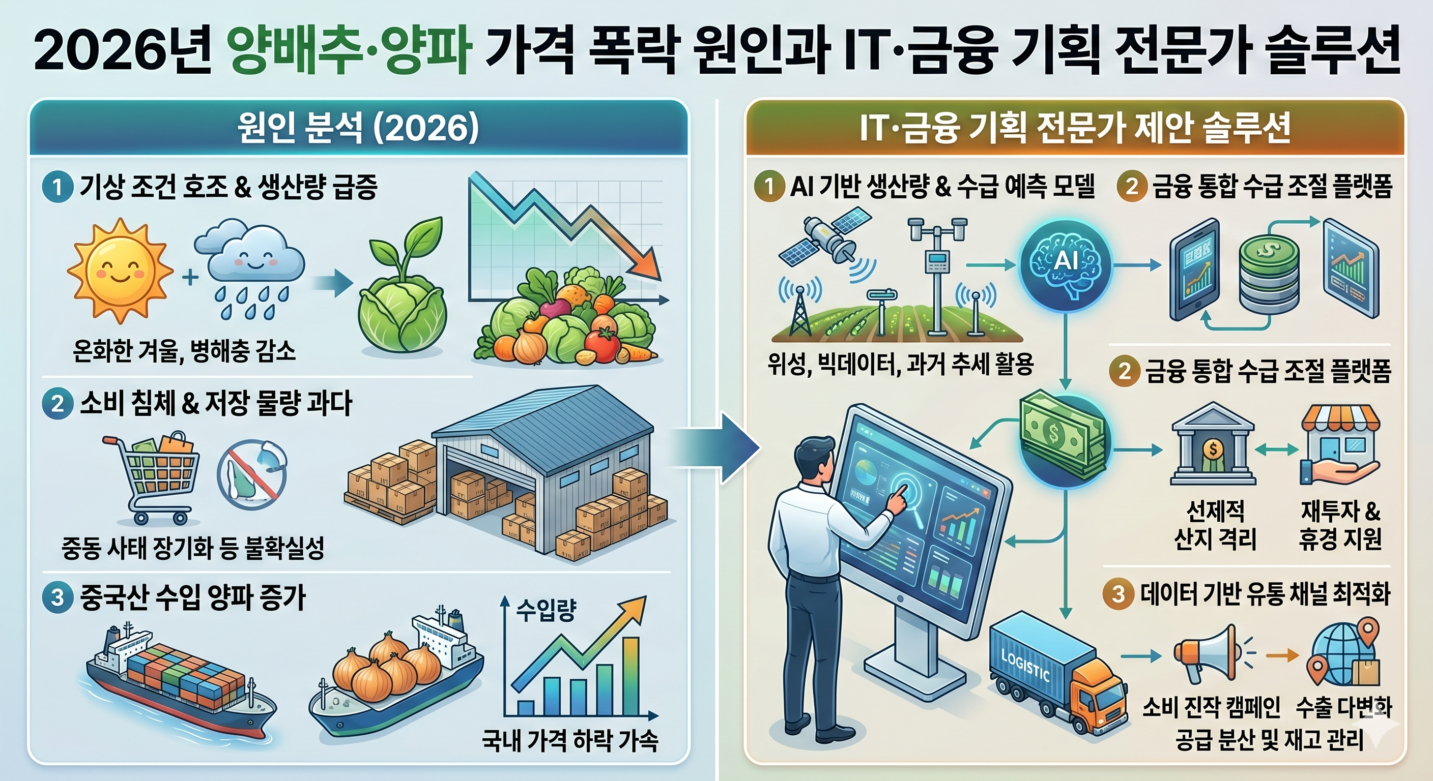 IT 금융 기획 전문가가 제안하는 농가 수급 안정화 솔루션