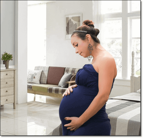 당뇨병성 망막병증 요인, 임산부 사진