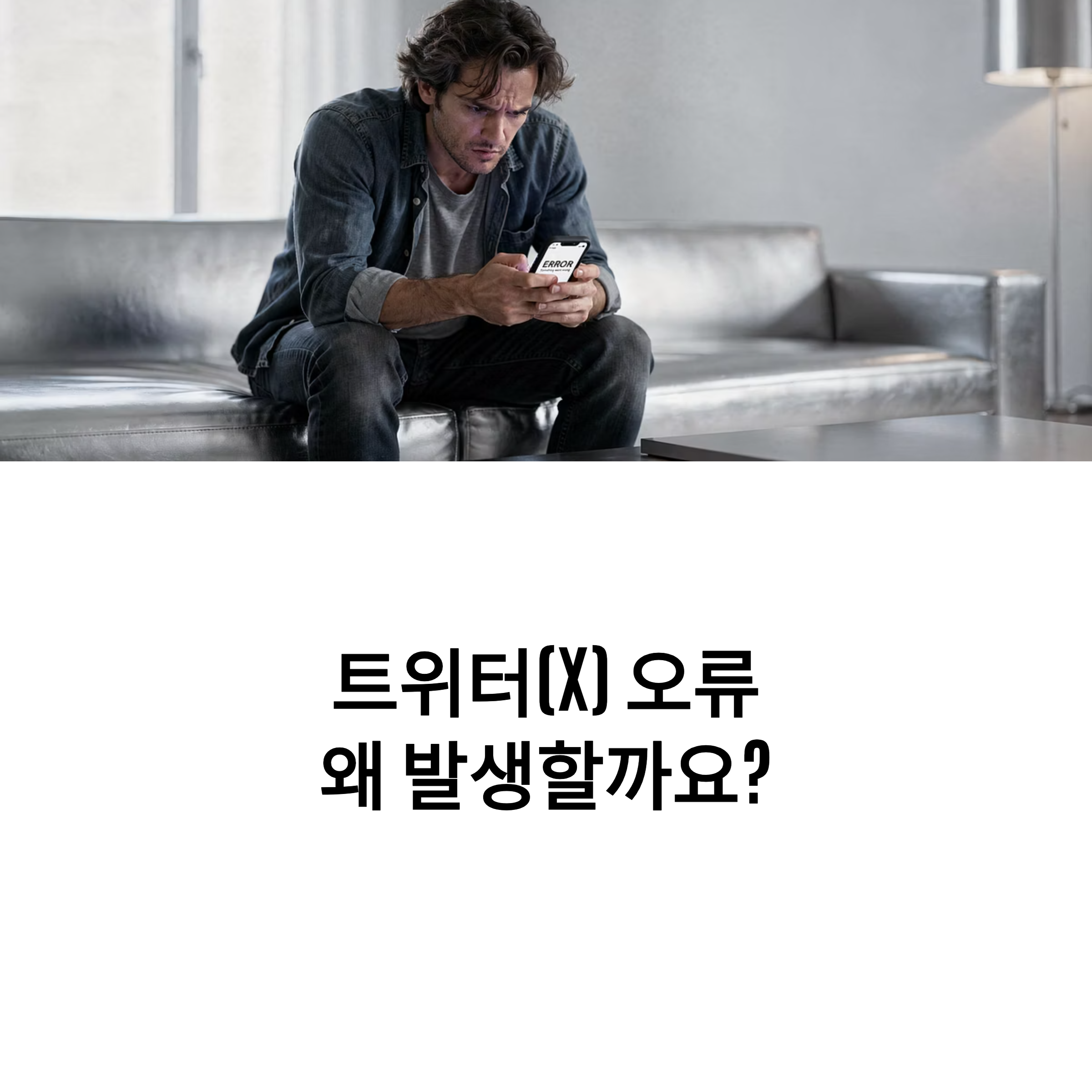 트위터(X) 오류