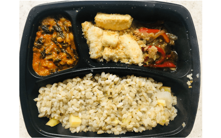 열무보리비빔밥-궁중버섯볶음