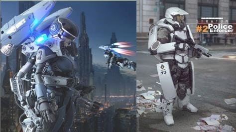 [경찰의 미래] 경찰청, 로봇 순찰견 아이언맨 경찰로 거듭난다 Korean Police brace for dystopian future with plans for power armor, robot dogs