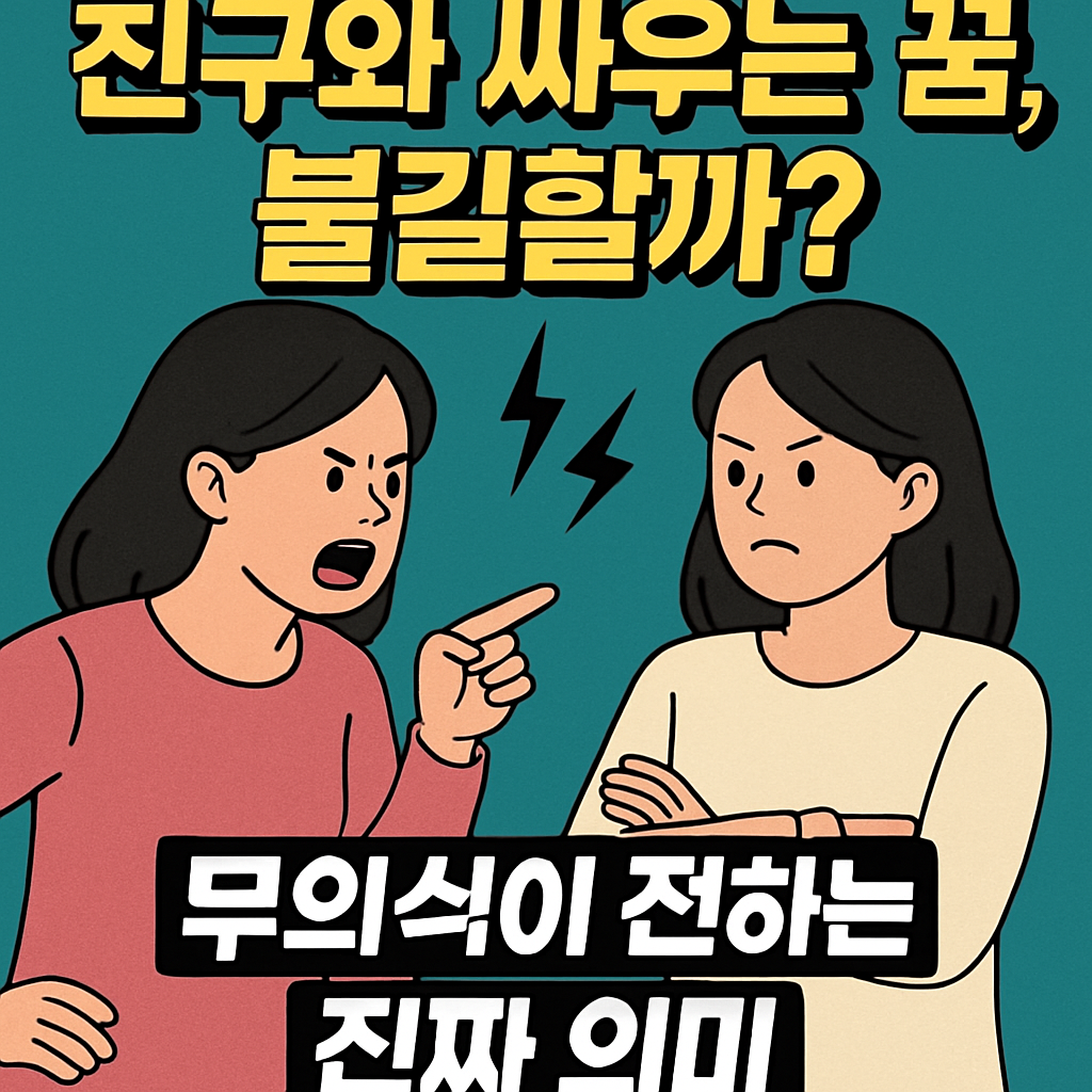 친구와 싸우는 꿈