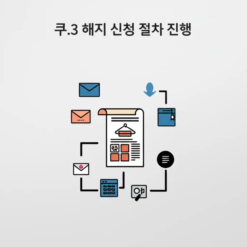 쿠팡 와우 월회비 해지 신청 절차 진행 화면 스크린샷