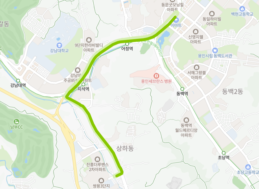 용인-80-1번-버스-노선-지도