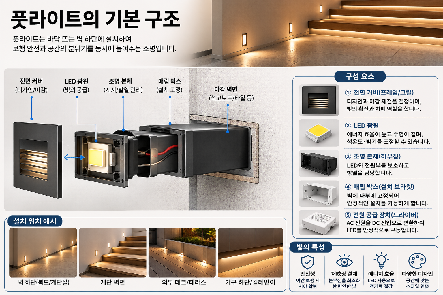 풋라이트의 기본 구조