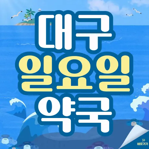 대구 일요일 약국