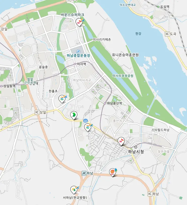 하남시 주유소 위치