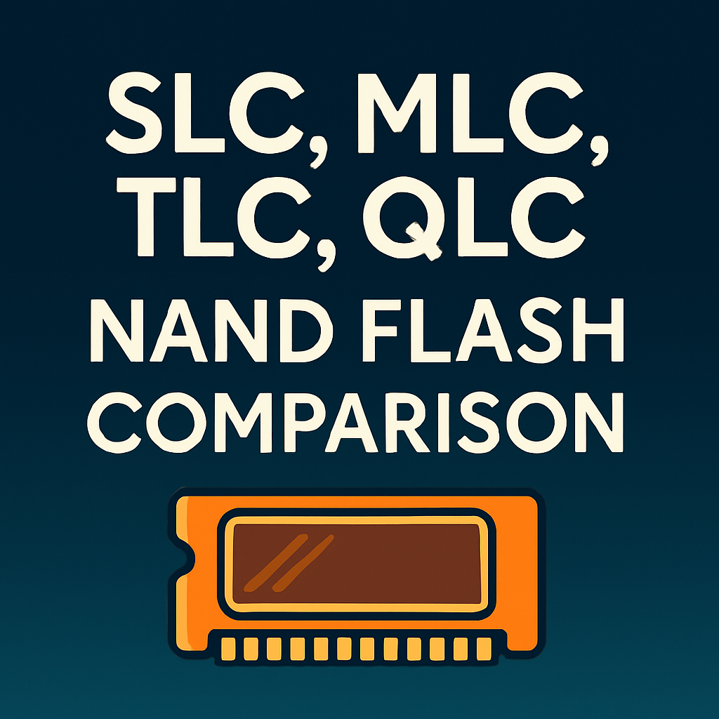 SLC, MLC, TLC, QLC 차이점 총정리|SSD 성능과 수명 차이 한눈에 이해하기