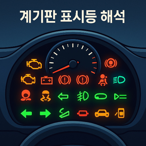 자동차 계기판 표시등 해석