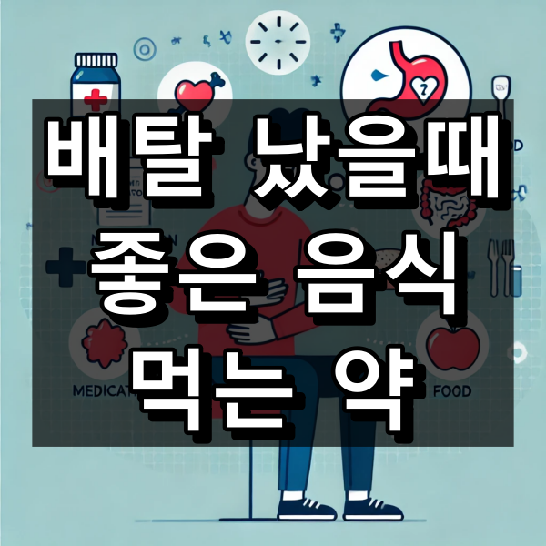 배탈났을때 먹는약, 좋은 음식
