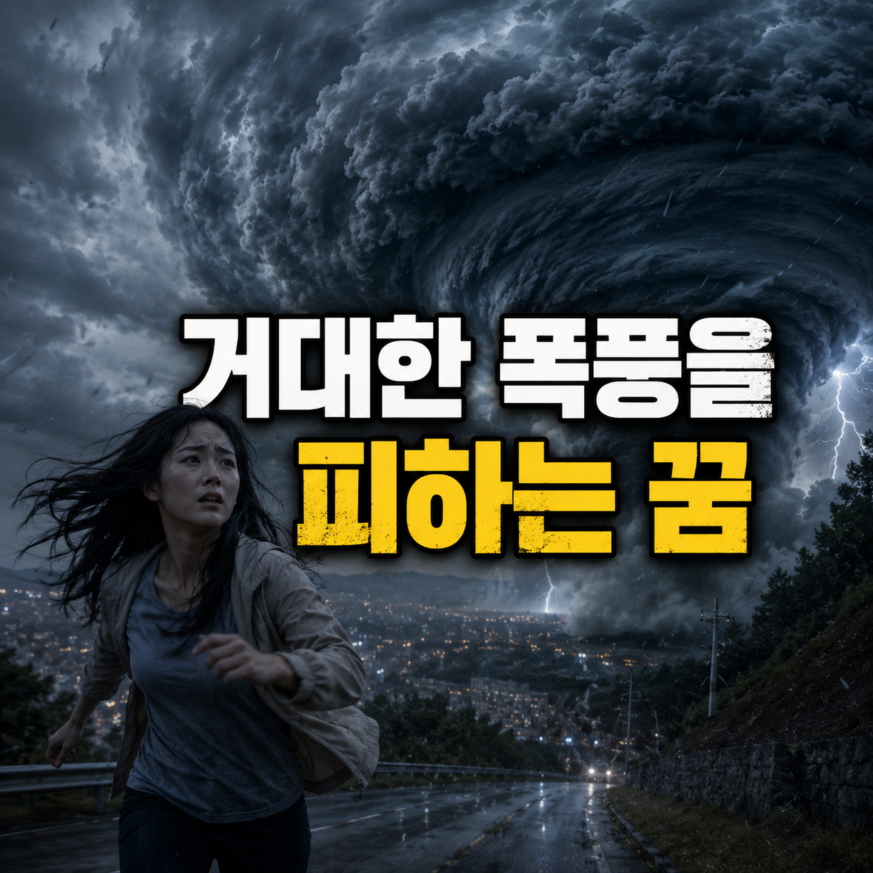 거대한 폭풍을 피하는 꿈