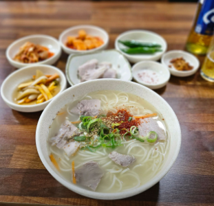 제주공항 근처 고기국수 맛집