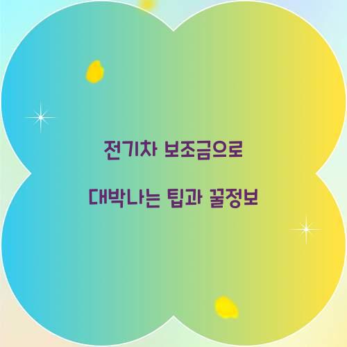 전기차 보조금