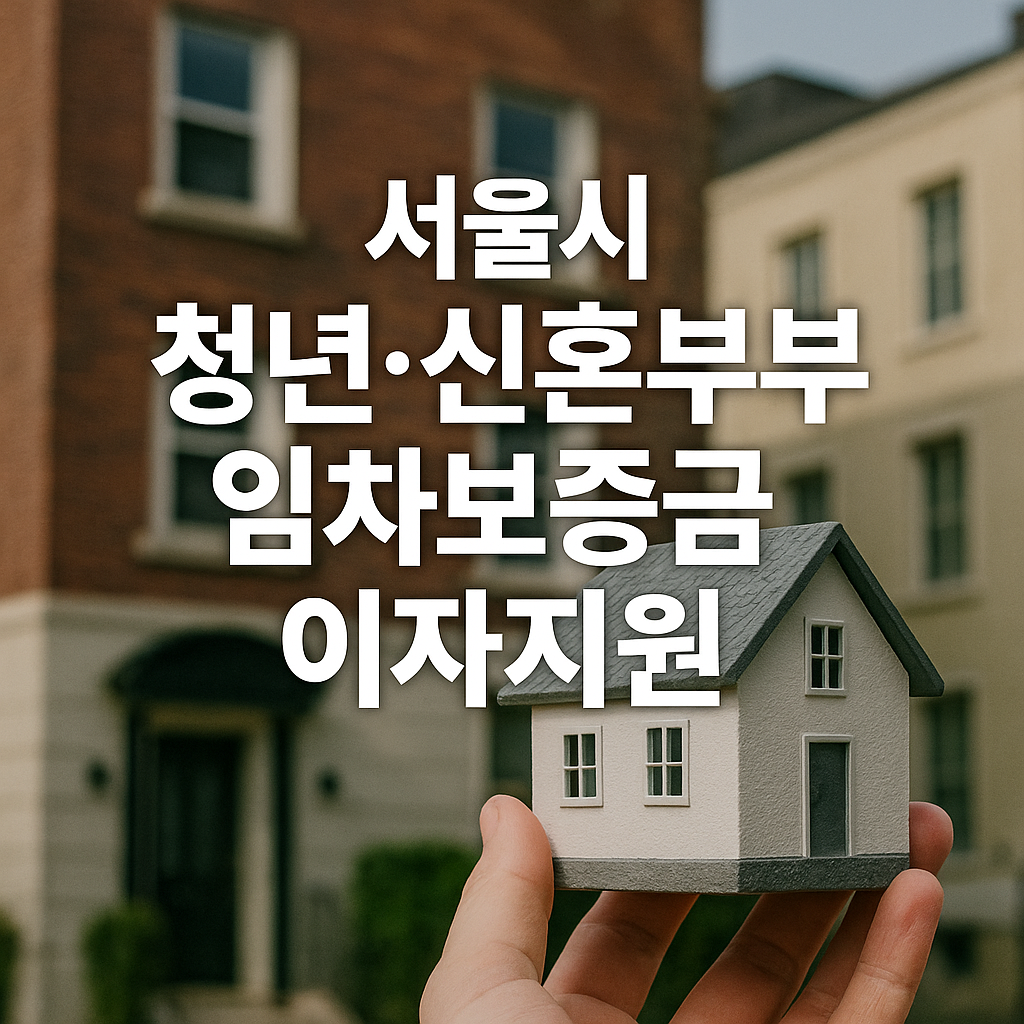 서울시 청년·신혼부부 임차보증금 이자지원