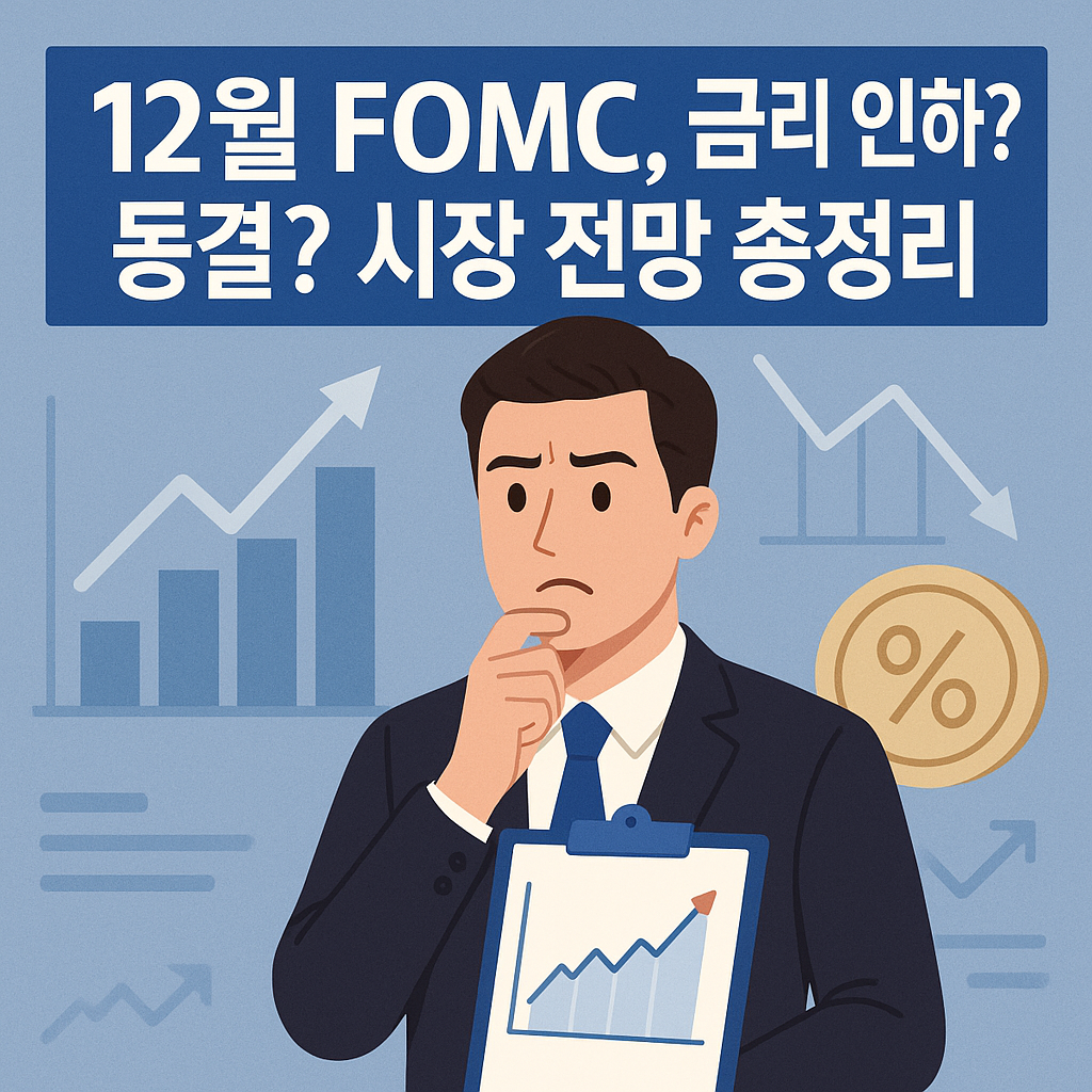 [FOMC 12월] 2025년 마지막 금리 회의 일정과 시장 전망 총정리