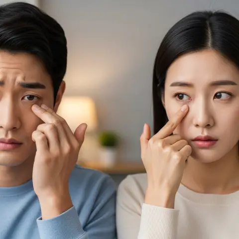 안구건조증으로 인한 눈의 불편함