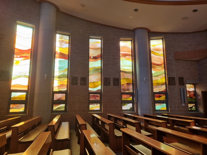 익산 어양동성당 스테인드글라스