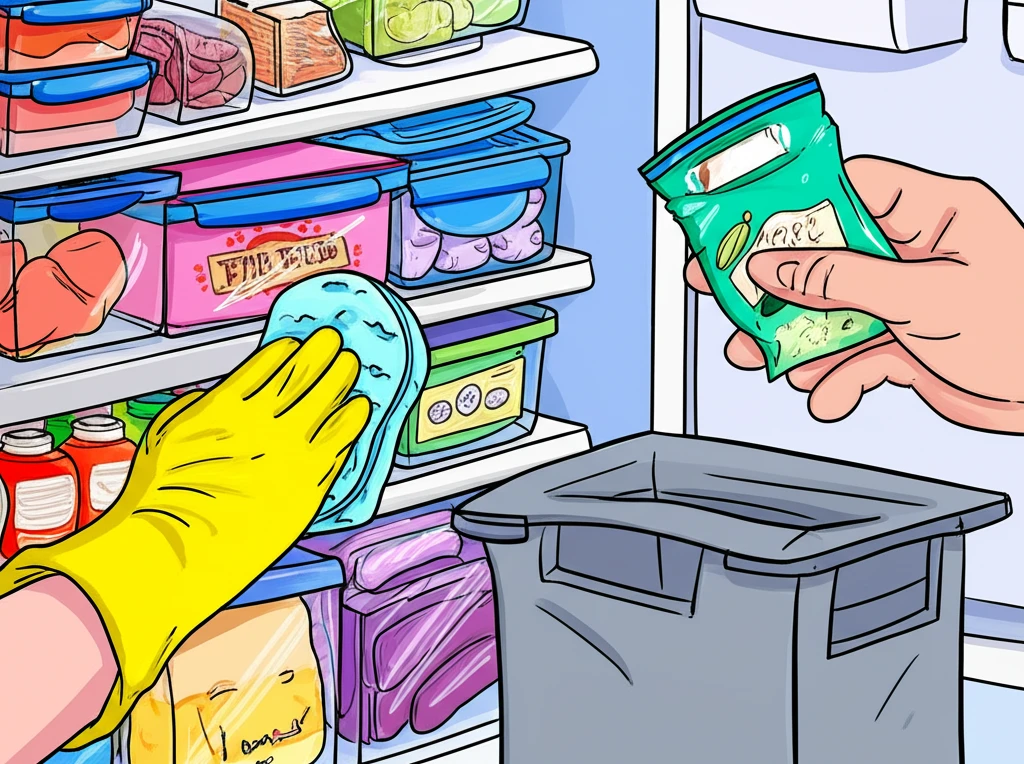 냉동실 냄새 완벽 제거 및 예방 비법..