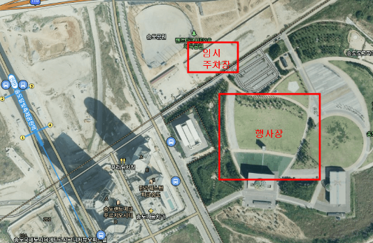 송도달빛축제공원 주차장 지도