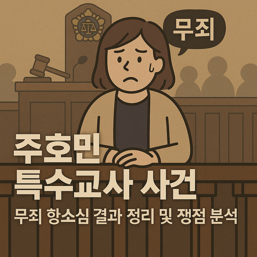 주호민 특수교사 사건 무죄 사진