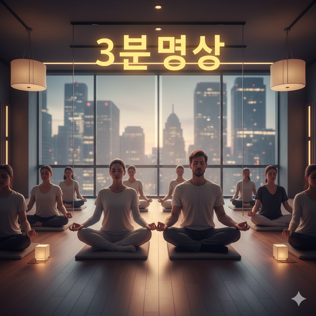 3분명상 뇌 휴식 및 치매 예방 명상 안내 대표 이미지