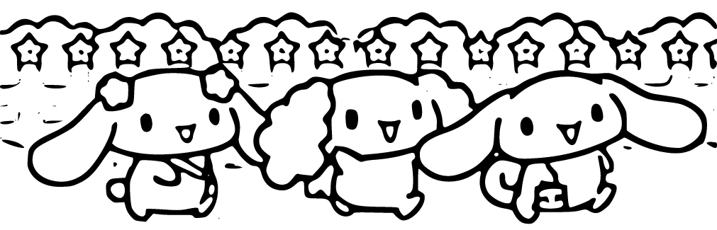 시나모롤 색칠공부