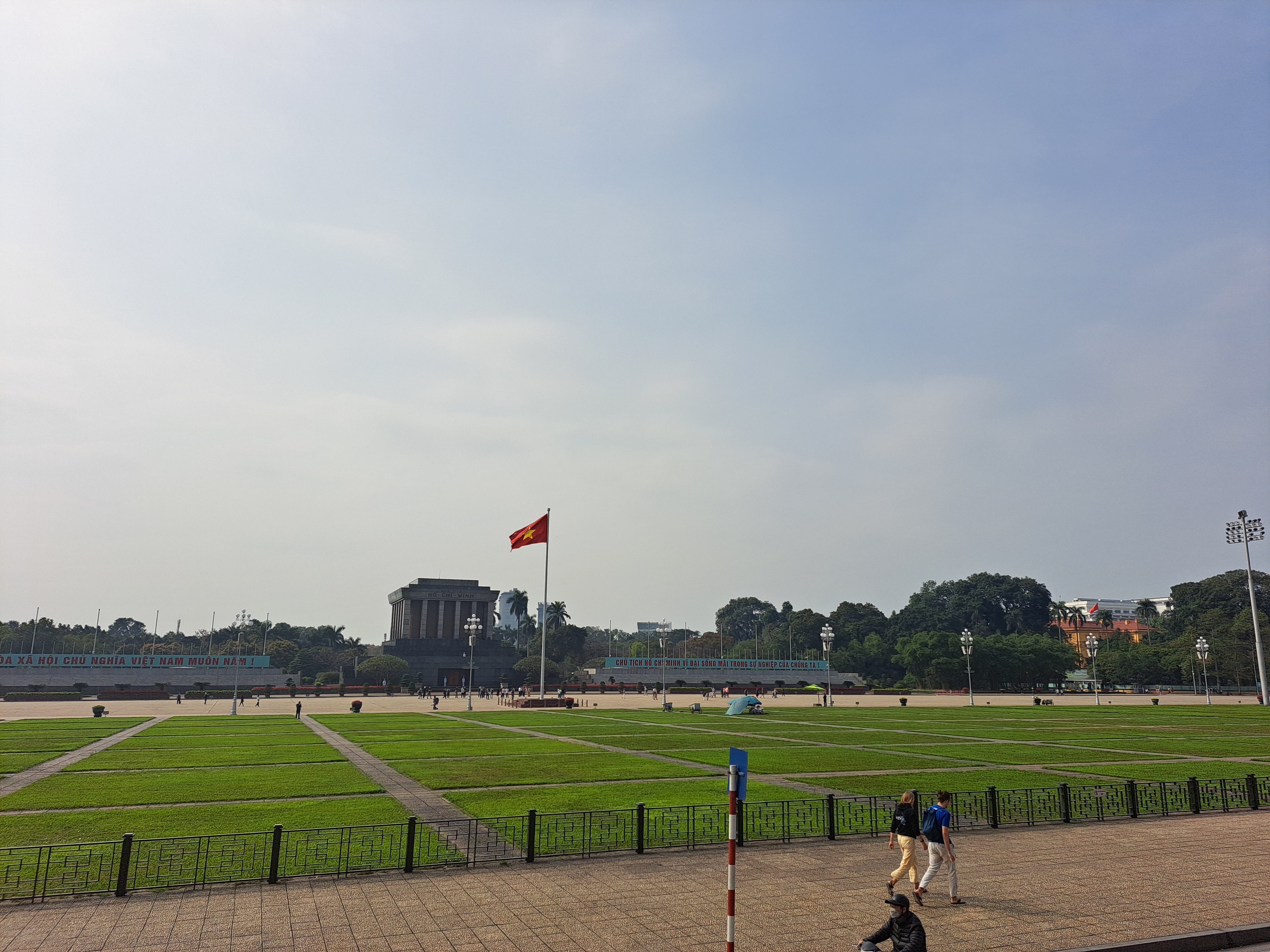 하노이 바딘 광장의 모습