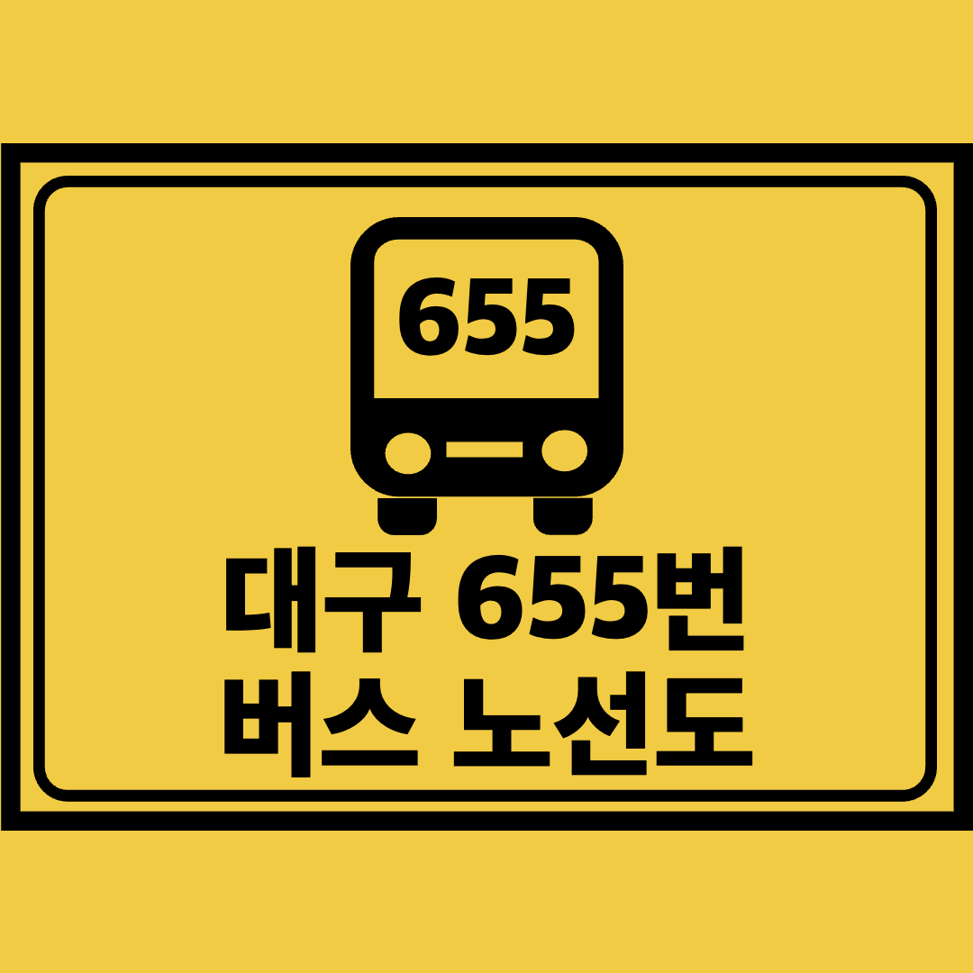 대구655번버스노선도