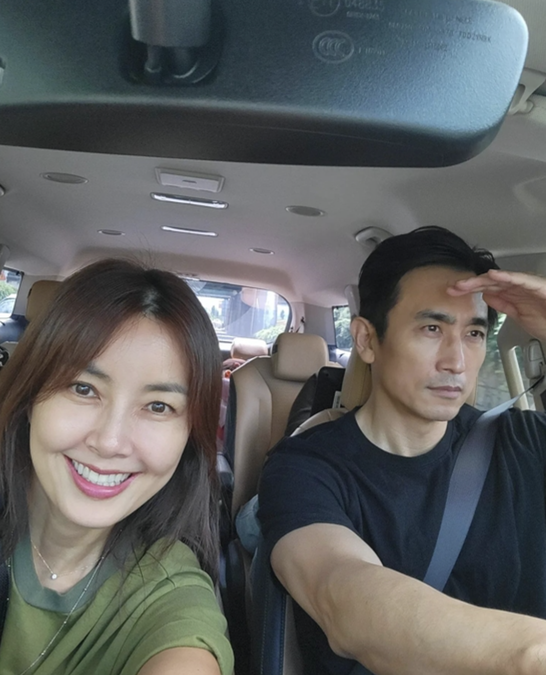 신애라 차인표 셀카