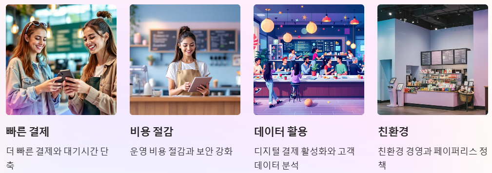 현금없는 매장전략