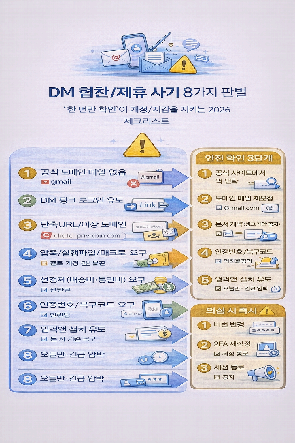 DM으로 오는 협찬/제휴 사기 판별 포인트